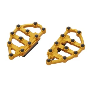 Arlen Ness MX Passenger Floorboards Gold Touring HOT DEAL! - Picture 1 of 2