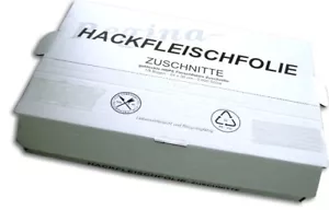 HDPE Zuschnitte natur Hackfleischfolie Zuschnitte Metzgerei Fleisch - Bild 1 von 1