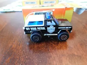 MATCHBOX # 50 of75 Chevy Blazer Police off Road patrol new in box - Picture 1 of 4