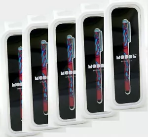 5-Pack NEW Modal Stylus Twist Pen PINK/BLUE Tablet iPad/Galaxy Tab/Note/iPhone 7 - Picture 1 of 6