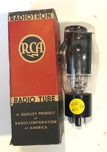 NOS RCA 5U4G Black Plate Electron Rectifier Amplifier Vacuum Tube TV7 Tested B17 - Picture 1 of 3