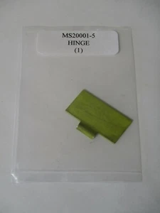 MS20001-5 Butt Hinge Aluminum Green - 1 EA. - Picture 1 of 4