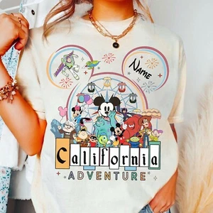Mickey & Friends Disneyland California Adventure Unisex Adult Kid Tee 660512 - Picture 1 of 10