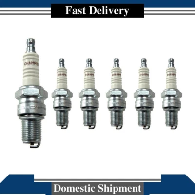 Bujía Champion Copper Plus 6 piezas para Chevrolet Corvair H6 1967-1969 2,7 L Reino Unido Foto 1 de 3