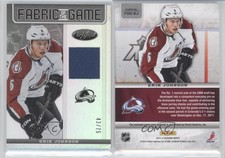 2012-13 Certified Fabric of the Game Mirror Hot Box /75 Erik Johnson #FOG-EJ