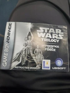 Star Wars Trilogy Apprentice of the Force Game Boy Advance Manual ONLY! - Picture 1 of 2