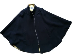 Steinbock International Damen Frauen Poncho Mantel Gr 36 Schwarz - Bild 1 von 9