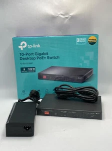 TP-Link TL-SG1210MP, 8 Port Gigabit PoE Switch, 8 PoE+ Ports @123W, - Photo 1/11