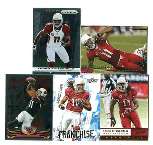 Lote de 5 tarjetas de fútbol americano Larry Fitzgerald ARIZONA CARDINALS (LOTE 1) - Imagen 1 de 1