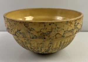 RED WING Stoneware #6 Saffron Ware 6.5” Spongeware Bowl See Pics for Condition! - Picture 1 of 10