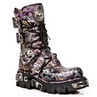 Newrock Nr M391 S5 Flower Lilac   New Rock Boots   Unisex