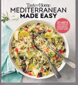 TASTE OF HOME MEDITERRANEAN MADE EASY (2020 Trade Paperback){X7} - Foto 1 di 2