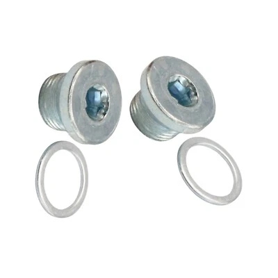 2Pcs Engine Oil Drain Plug Fit For 2009-2016 Porsche 911 Cayman Boxster - Image 1 of 4