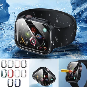 Do Apple Watch 10 9 8 7 6 5 SE Ultra Frosted Wodoodporne etui Ekran Folia Cover - Zdjęcie 1 z 23