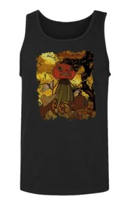 Pottsfield Shirt Pumpkin People Halloween Men's Tank Top - Picture 1 of 4