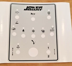 Adesivo silver ripristino quadro utenze strumenti joker boat clubman gommone - Imagen 1 de 2