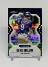 2007 Topps Finest Hank Blalock Black Refractor /99 #117