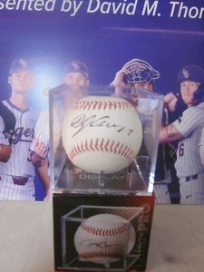 DYLAN CREWS LSU TIGERS WASHINGTON NATIONALS SIGNED OFFICIAL MLB BALL IN CUBE - Picture 1 of 8