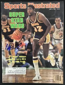 Magic Johnson Signed Sports Illustrated 6/4/84 LA Lakers Basketball Auto HOF BAS - Picture 1 of 6