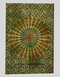 Ombre Mandala Tapestry Wall Hanging Bohemian Indian Hippie Beach Throw Decor Art - Picture 1 of 3