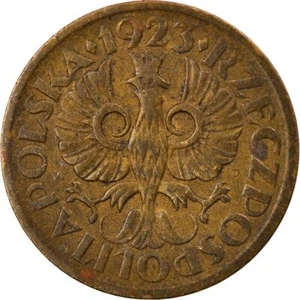 Polish Coin 5 Groszy | Eagle | Poland | 1923 - Picture 1 of 6