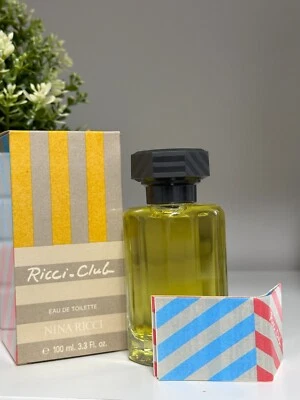 RICCI CLUB NINA RICCI EAU DE TOILETTE NEW IN BOX UNUSED 100ML SPLASH. PREBARCODE - Immagine 1 di 4