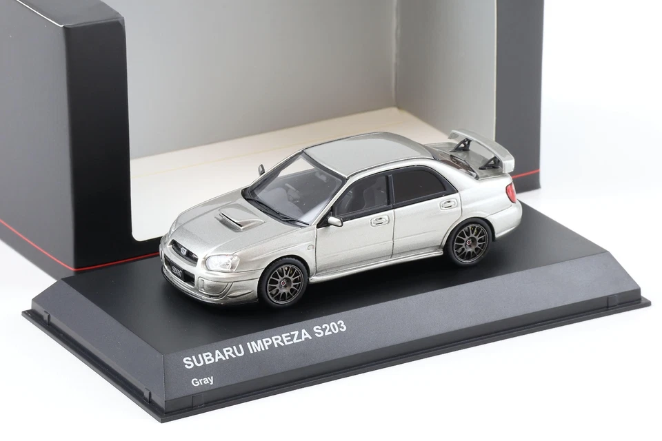 1:43 Kyosho Subaru Impreza S203 Grigio Metallizzato KSR43115GR - Immagine 1 di 3