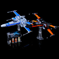 Custom Acrylic Display Stand&UCS Plaque for LEGO 75149 75102 X-wing Starfighter