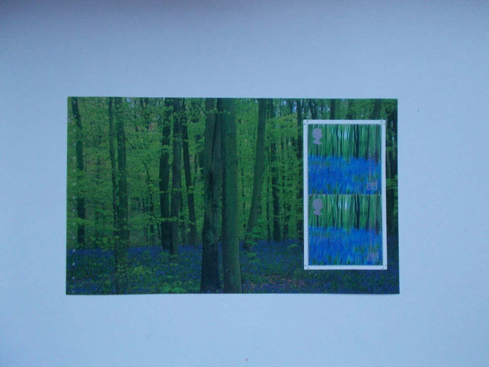 2000 SG 2155a Bluebell Wood 65p Prestige Booklet Pane Treasury of Trees DX26 U/M - Image 1 of 1