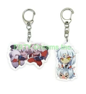Set 2 Portachiavi Inuyasha Anime Acrilico Sesshoumaru v2 - Foto 1 di 2