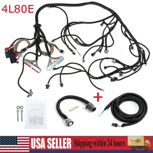 DBC LS1 STANDALONE WIRING HARNESS 4L80E 1997-06 4.8L 5.3L 6.0L GM LS1 LS6 SWAP - Picture 1 of 14