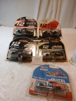 ryan newman 1/64 LOT OF 5ALLTEL NASCARS .NEW WITH PICTURE OF JUSTICE LEAGUE  - Image 1 of 4