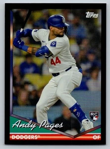 2024 Topps Archives #295 Andy Pages Black Foilboard - Picture 1 of 2