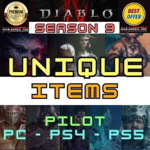 DIABLO 4 TEMPORADA 9 ARTÍCULOS ÚNICOS - CONSTRUCCIONES - S9 - Imagen 1 de 1