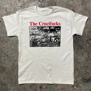 Vintage The Crucifucks Band Album T-Shirt S-5XL Baumwolle weiß Unisex TU588 - Bild 1 von 3