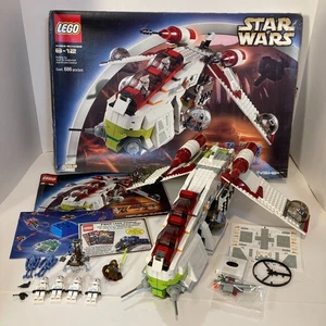 LEGO Star Wars Republic Gunship Set 7163 Complete Like New + Box Manual Stickers - Foto 1 di 24