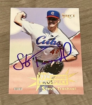 Steve Trachsel 1994 Score Select Rookie Prospect Signed Autograph AUTO RC TTM - Image 1 of 3