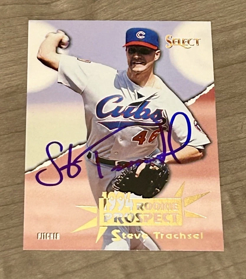 Steve Trachsel 1994 Score Select Rookie Prospect Signed Autograph AUTO RC TTM - Image 1 of 3