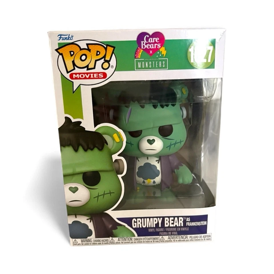 Figura Funko Pop Oso Gruñón Frankenstein Verde Negro Foto 1 de 4
