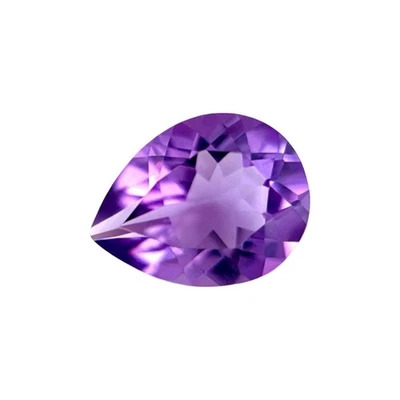 NATURAL Purple Amethyst 9x7mm Pear Cut 1.3-1.5ct Calibrated Loose Gemstone - Image 1 of 3