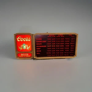 VTG Large Coors Beer Sign Motion Programmable KCS Industries 38.5x16” Rare HTF - Picture 1 of 24