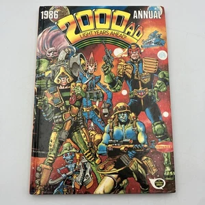 2000AD Annual 1986 Unclipped Judge Dredd Fleetway Vintage Hardcover - Picture 1 of 20