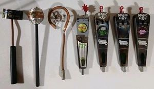 Lot Of 7 Magic Hat Brewing Co. Beer Tap Handles Copper #9 Blind Faith Ale Stout - Picture 1 of 20