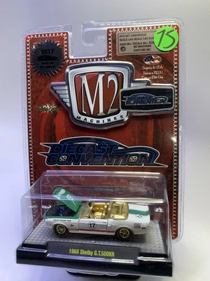 Rare M2 Machines Diecast Convention 1968 Ford Mustang Shelby GT500KR Chase White - Image 1 of 4