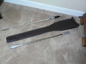 Vintage Knights Of Columbus Sword With Scabbard And Case Lynch And Kelly - Picture 1 of 10