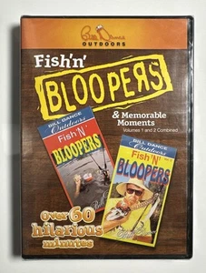 Bill Dance Outdoors: Fish'n Bloopers & unvergessliche Momente Bände 1 & 2 versiegelte DVD - Bild 1 von 2