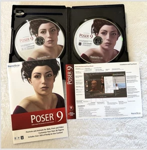 Poser 9 HYBRID, 3D Charakter Kunst & Animation Software für Web ~ Video VOLLVERSION - Bild 1 von 1