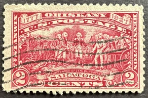 US 1927 Scott # 644 Used Stamp Burgoyne Campaign Surrender Saratoga Oriskany - Picture 1 of 2