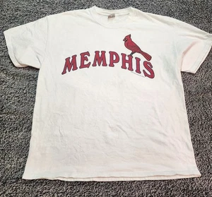 MEMPHIS REDBIRDS Herren Extra Large Shirt Y2K Vintage AAA Baseball Beefy T Hanes - Bild 1 von 21