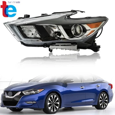 Faro halógeno para Nissan Máxima S SL SV 2016-2018 con LED DRL lado izquierdo del conductor Foto 1 de 4